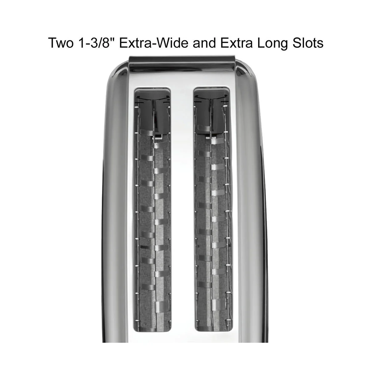 Waring WCT704 Chrome 4-Slice Long Slot Artisanal Commercial Toaster, 120V - Image 3