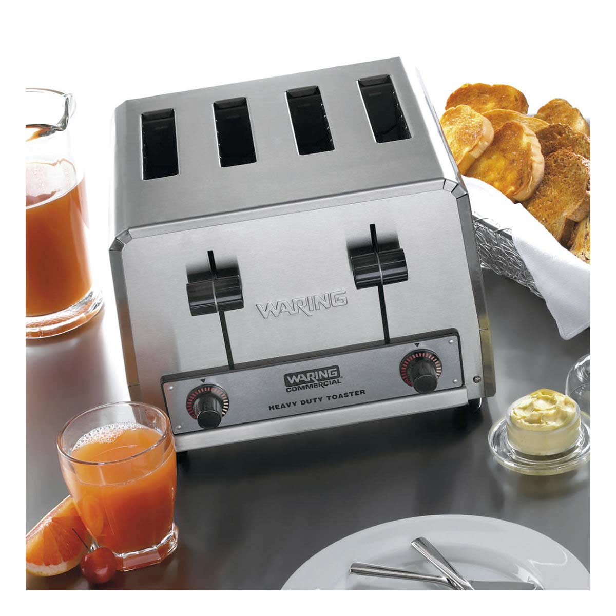 Waring WCT800RC 4-Slice Heavy-Duty Commercial Toaster, 120V - Image 4