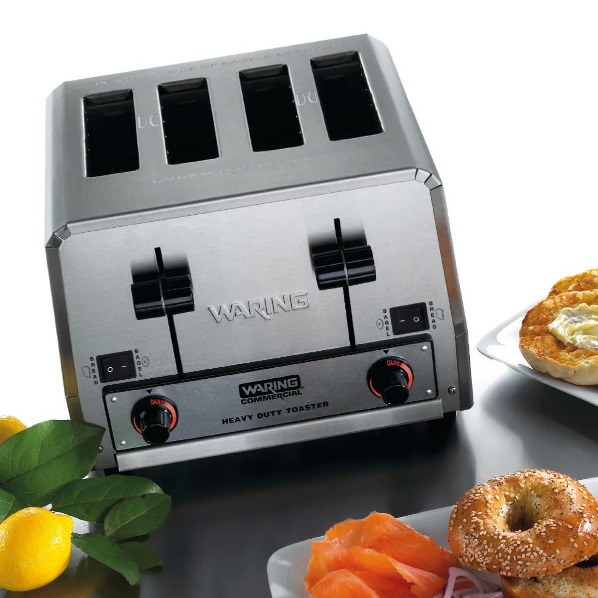 Waring WCT850RC 4-Slice Heavy-Duty Switchable Bagel/Toast Toaster, 120V - Image 4