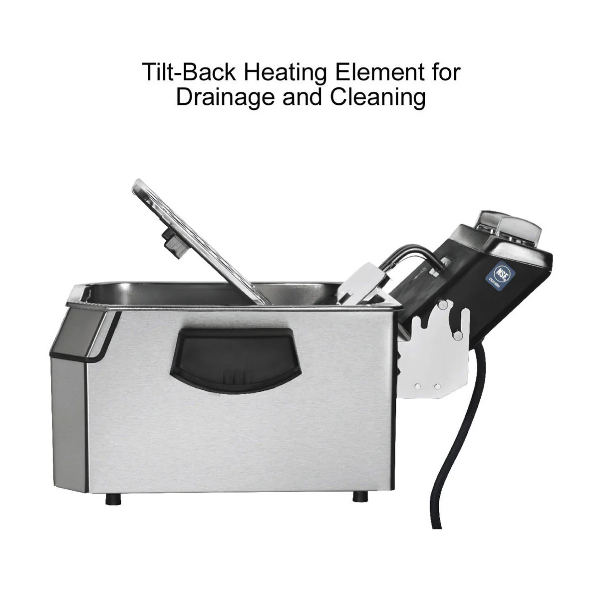 Waring WDF1000 Countertop Heavy-Duty Deep Fryer w/ 3 Baskets & Night Cover, Electric, 120V, 10 lb. cap. - Image 4