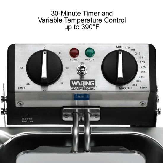 Waring WDF75RC Commercial Countertop Deep Fryer, Electric, 8.5 lb. cap. - Image 4