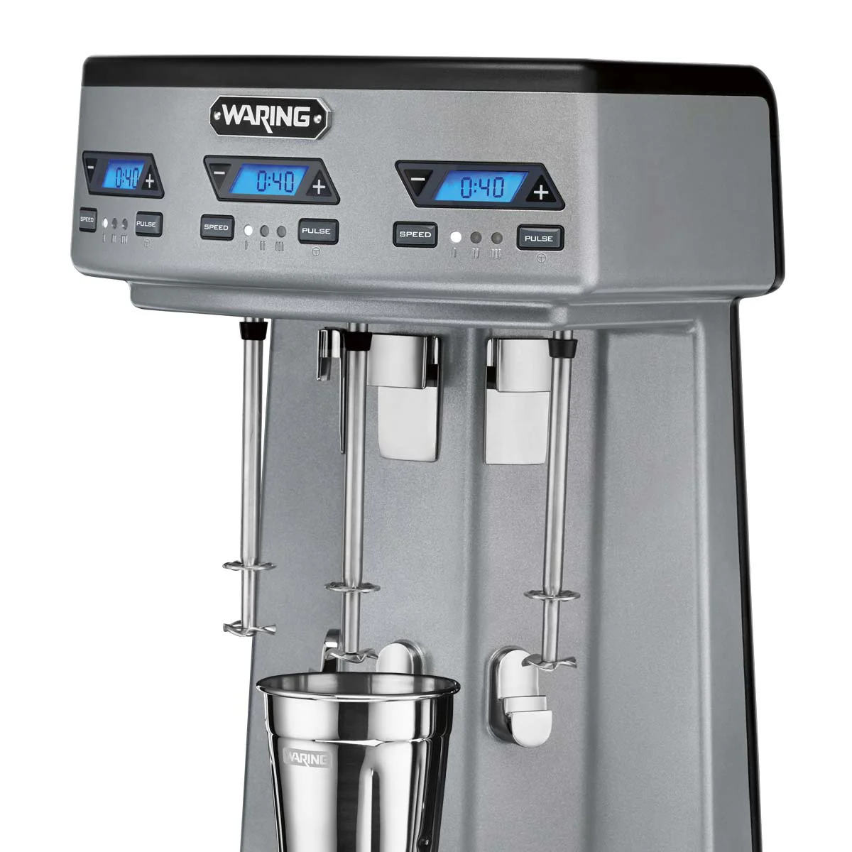 Waring WDM360TX Heavy-Duty Triple-Spindle Drink Mixer w/ Timer - Image 5