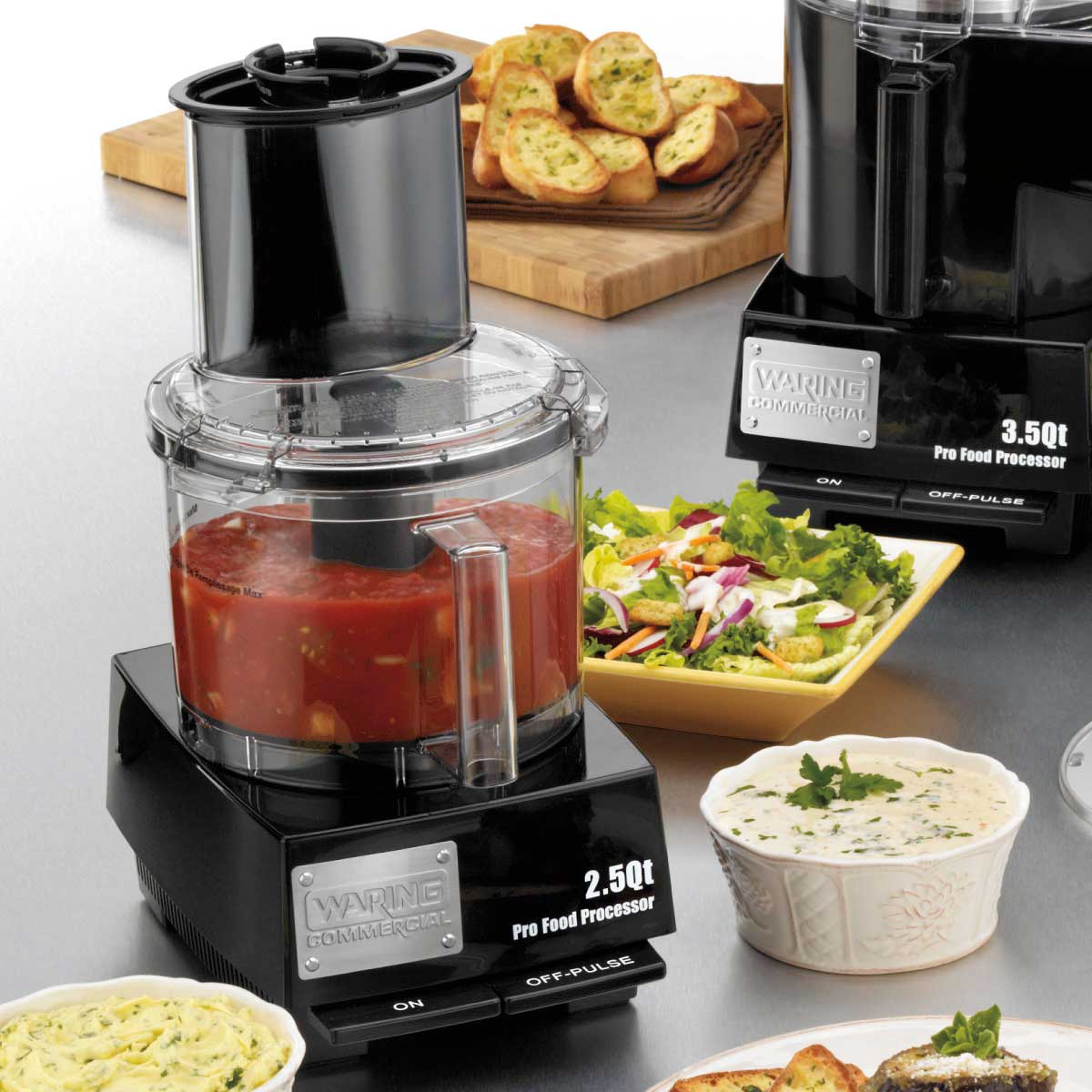 Waring WFP11S Batch Bowl Food Processor, 2.5 qt. - Image 5
