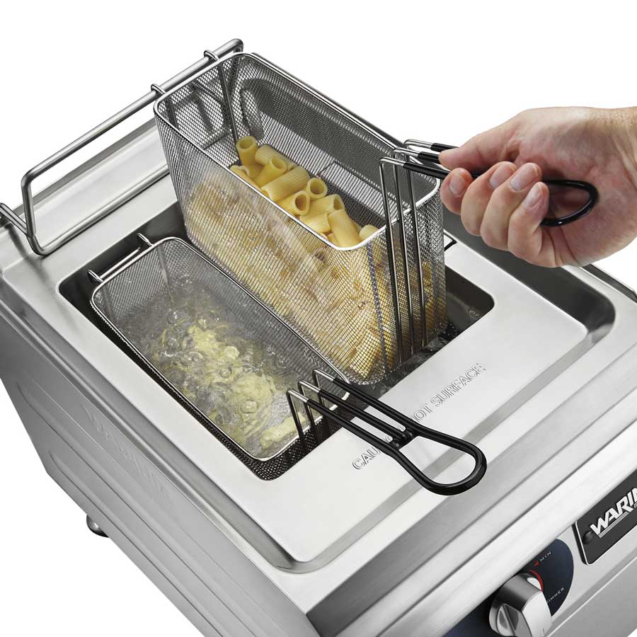 Waring WPC100 Pasta Cooker/Rethermalizer with 2 Rectangular and 4 Round Baskets - Image 3
