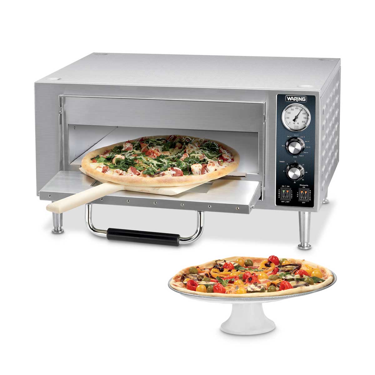 Waring WPO500 Countertop Pizza Oven, 1 Deck, 120V, 1800 Watts - Image 2