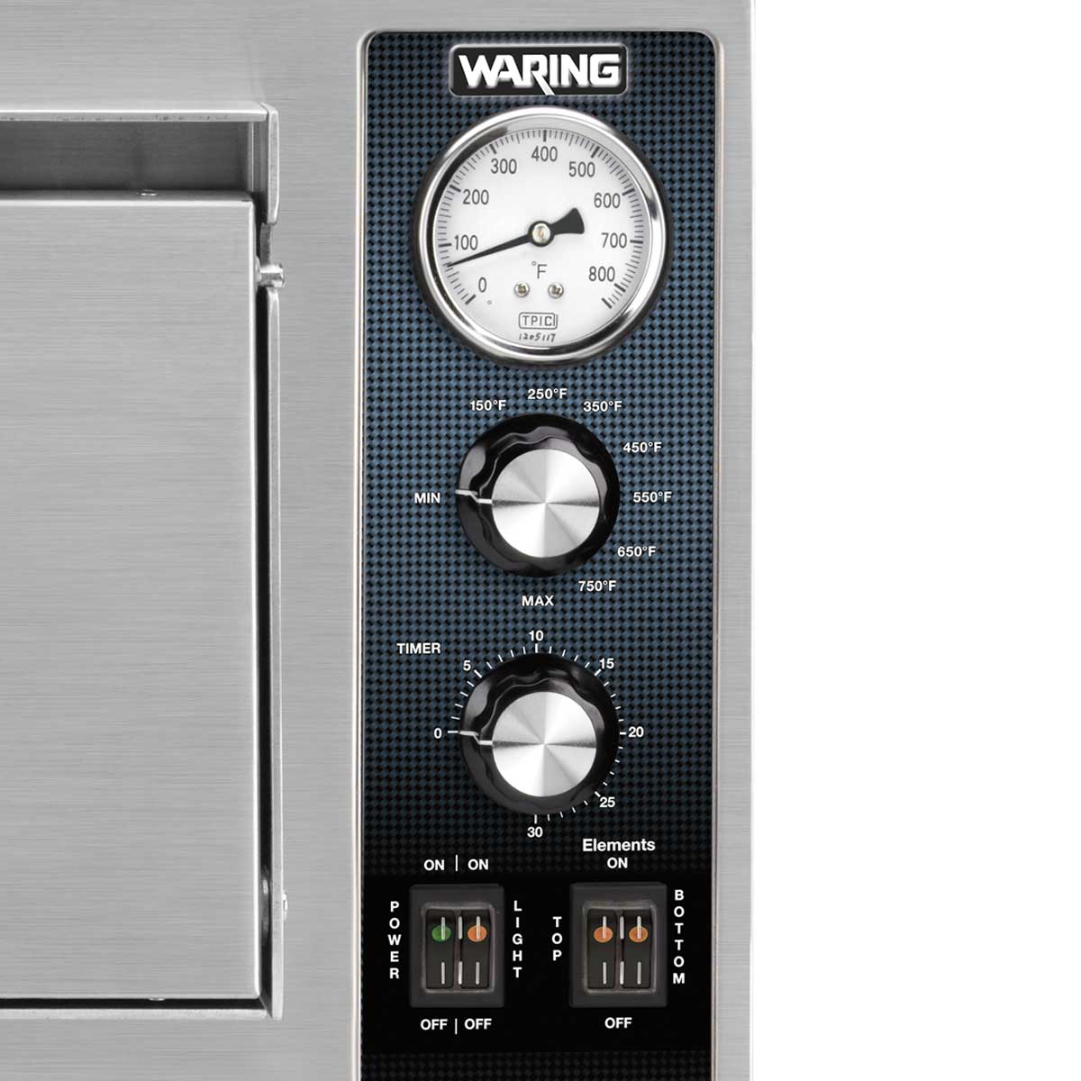 Waring WPO750 Countertop Pizza Oven, 2 Deck, 240V, 3200 Watts - Image 3