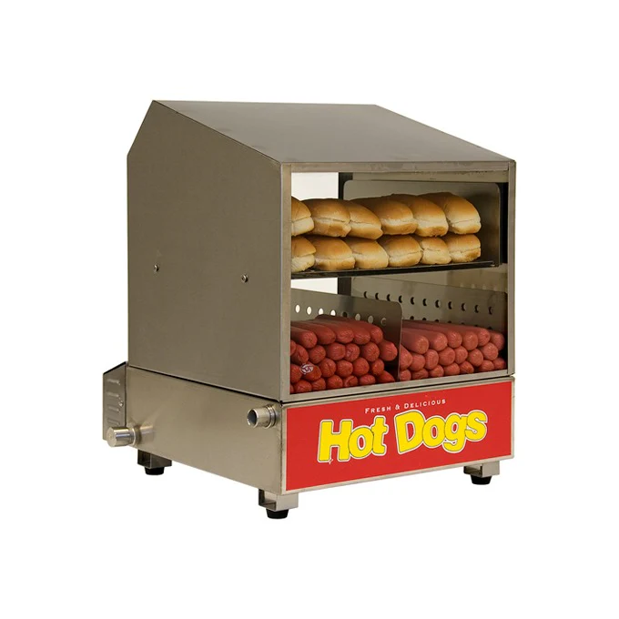 Winco 60048 Benchmark "The Dog Pound" Hot Dog Steamer, 120v - Image 2