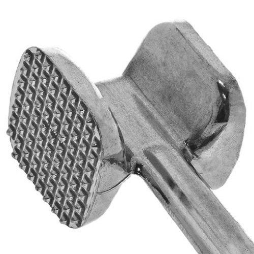 Winco AMT-2 Aluminum Meat Pounder Tenderizer / Mallet, 10" - Image 2