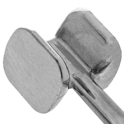 Winco AMT-2 Aluminum Meat Pounder Tenderizer / Mallet, 10" - Image 3