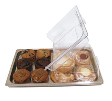 Winco C-DPFH Hinged Display Pan Cover, Full Size - Image 2
