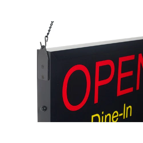 Winco LED-20 Open Sign, 6 Messages, 24" x 19" - Image 3