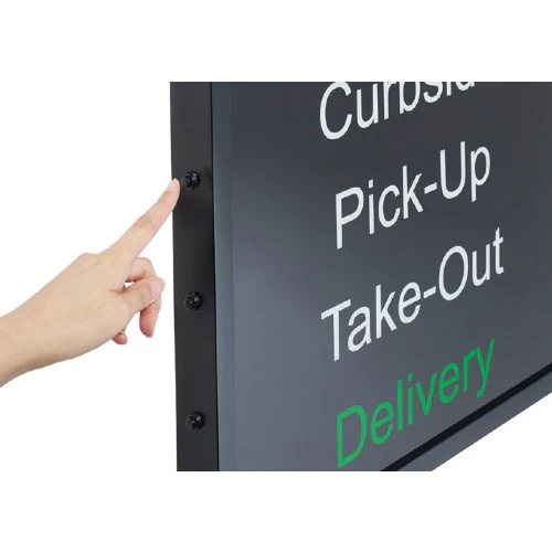Winco LED-20 Open Sign, 6 Messages, 24" x 19" - Image 4
