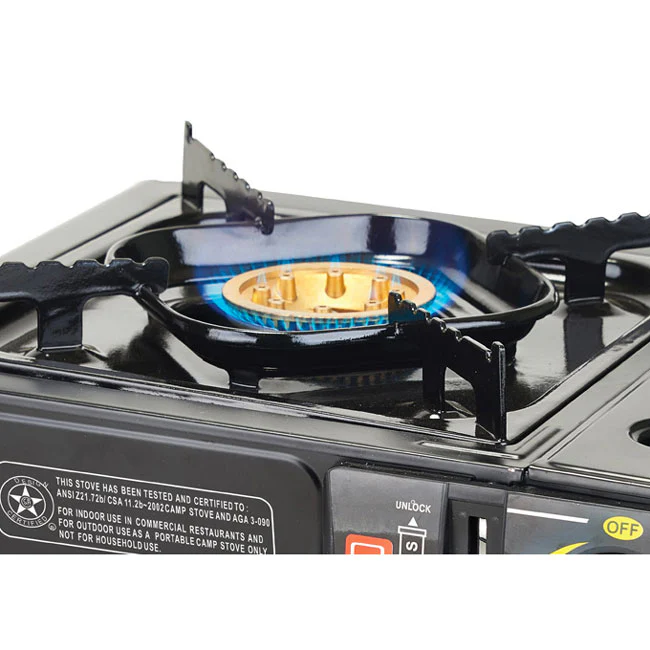 Winco PGS-1K Portable Butane Stove w/ Carrying Case - Image 3
